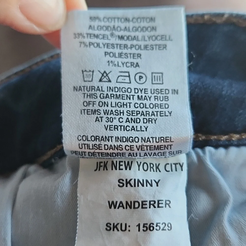 Warp + Weft Tokyo skinny fit mens jeans size 29X29 - Picture 7 of 8